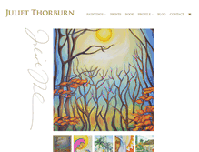 Tablet Screenshot of julietthorburn.com